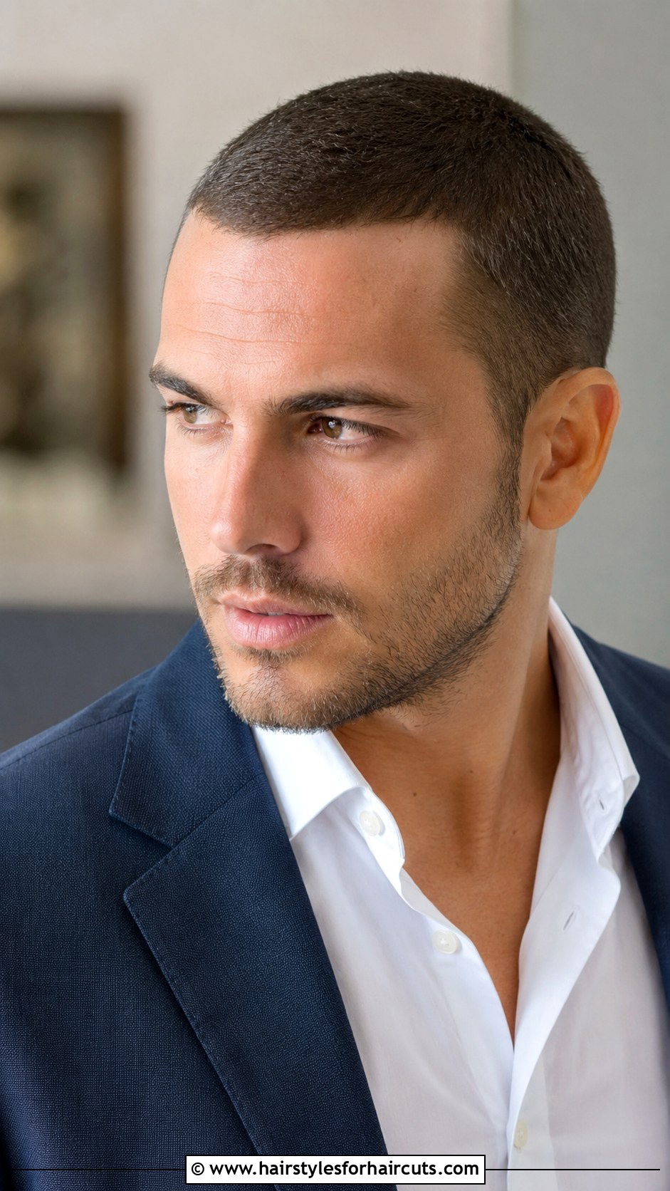 Receding Hairline Crew Cut - 25 crew haircuts - 25 crew haircuts