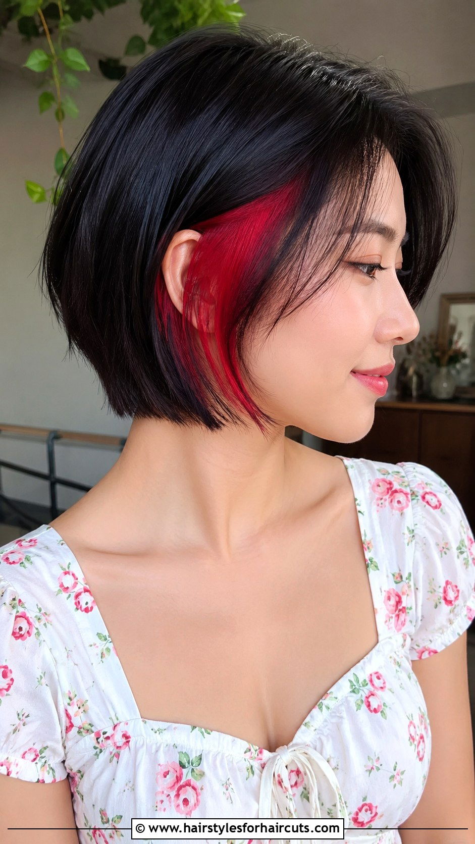 Red And Black Inverted Bob - 25 red and black short hairstyles - 25 red and black short hairstyles