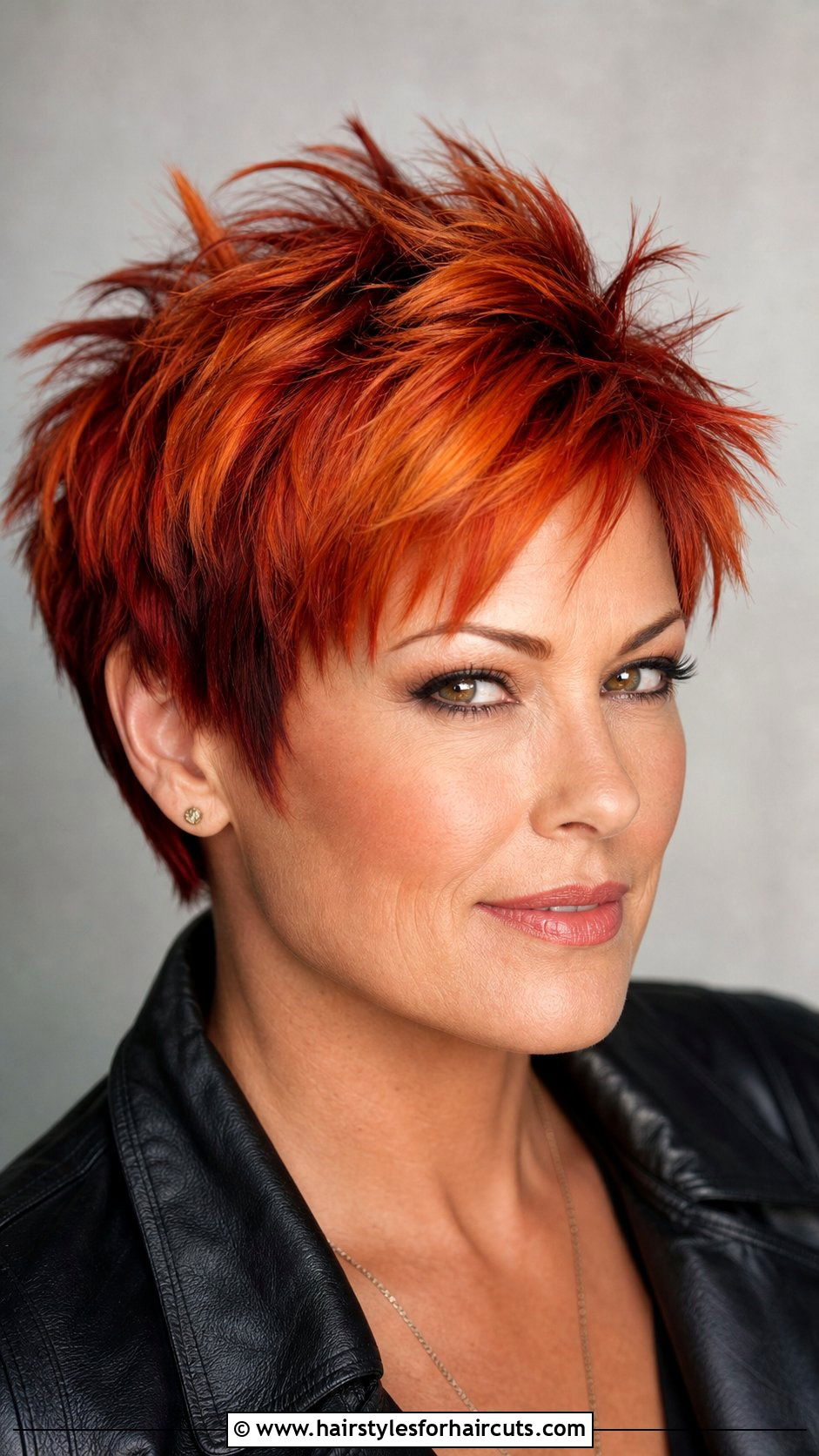Red And Orange Pixie Cut - 25 multicolor hairstyles - 25 multicolor hairstyles