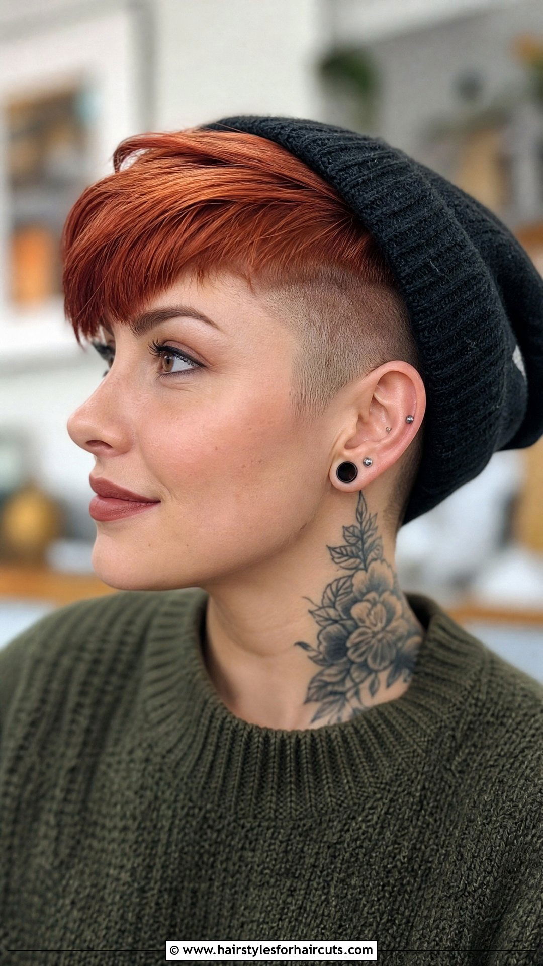 Red Copper Pixie Double Side Shave - 25 pixie hairstyles double side shave short hair - 25 pixie hairstyles double side shave short hair