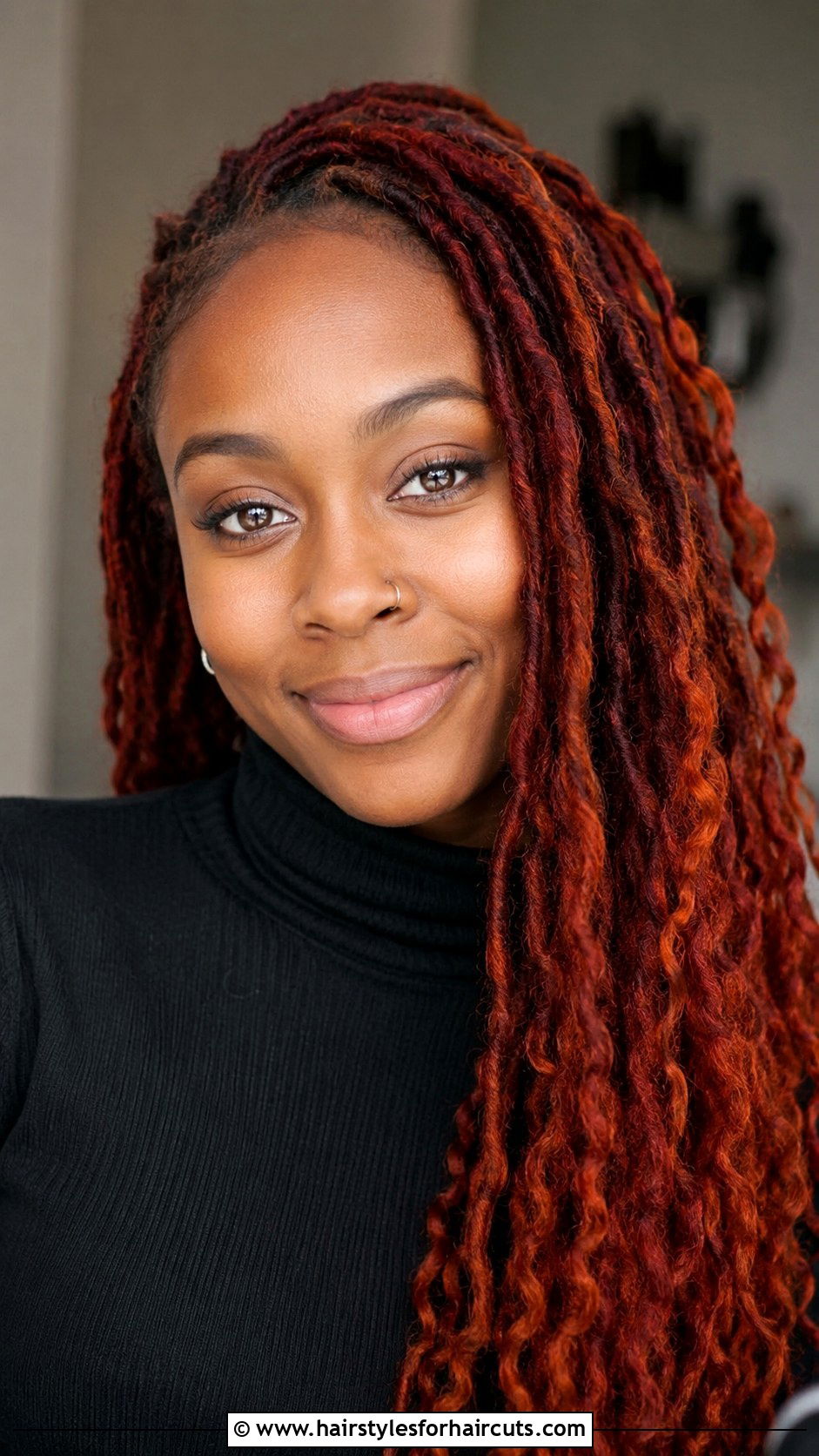 Red Dread Crochet Locs - 25 dread crochet hairstyles - 25 dread crochet hairstyles