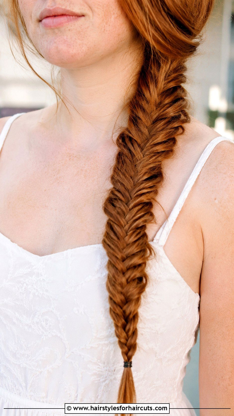 Red Hair Fishtail Braid - 25 red hair wedding hairstyles - 25 red hair wedding hairstyles