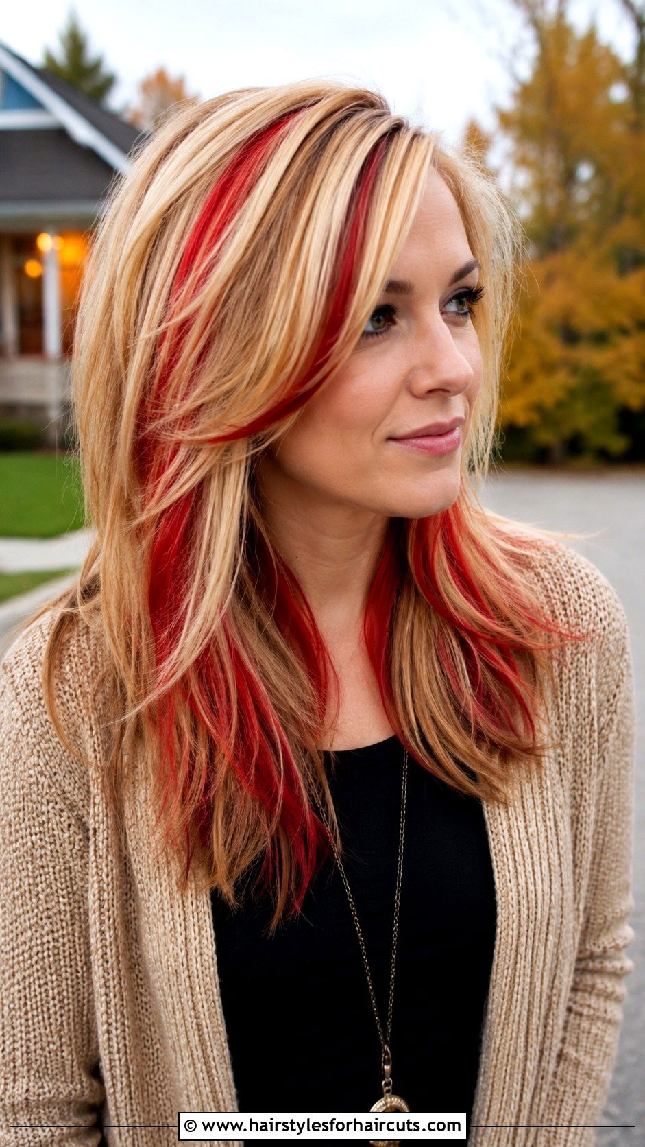 Red Highlights On Blonde Hair - 25 blonde and red hairstyles - 25 blonde and red hairstyles