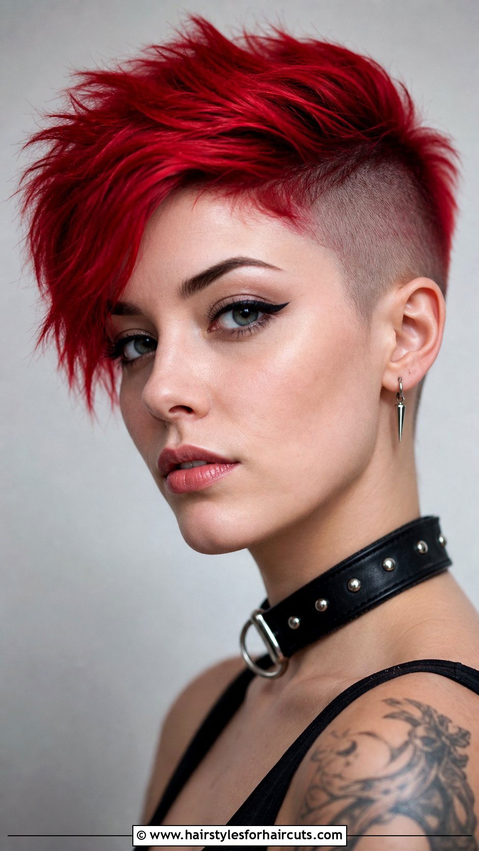Red Pixie With Undercut - 25 short red hairstyles - 25 short red hairstyles