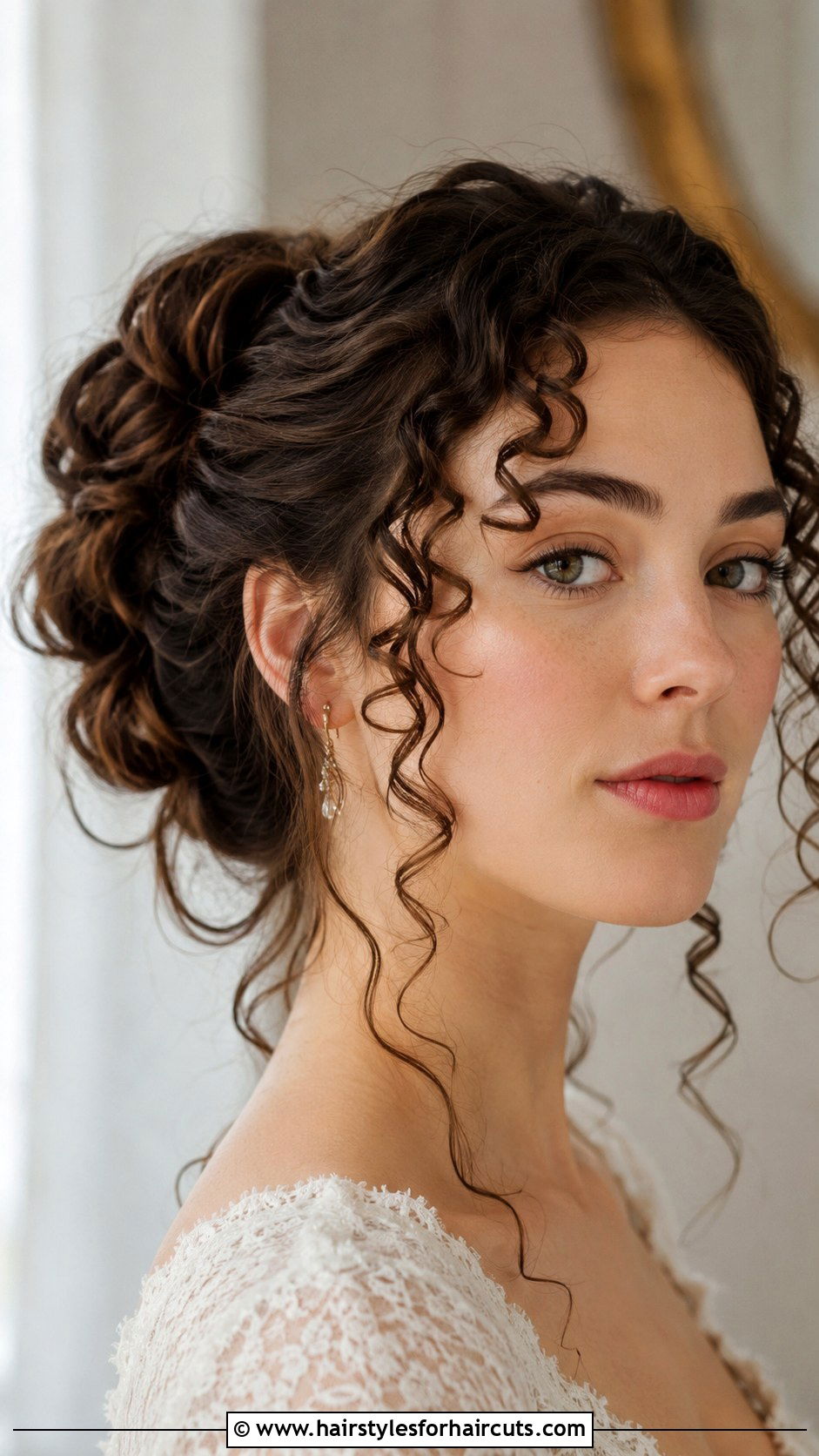 Regency Chignon With Face Framing Curls - 25 regency hairstyles - 25 regency hairstyles