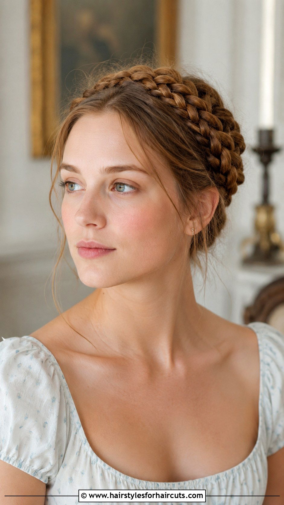 Regency Double Braid Long Hair - 25 long hair regency hairstyles - 25 long hair regency hairstyles