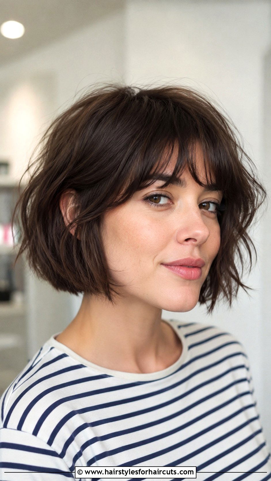 Relaxed French Bob - 25 neck length relaxed hairstyles for medium hair - 25 neck length relaxed hairstyles for medium hair