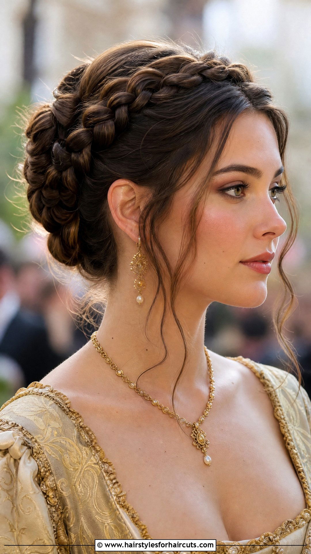 Renaissance Braided Updo For Long Hair - 25 long hair renaissance hairstyles - 25 long hair renaissance hairstyles