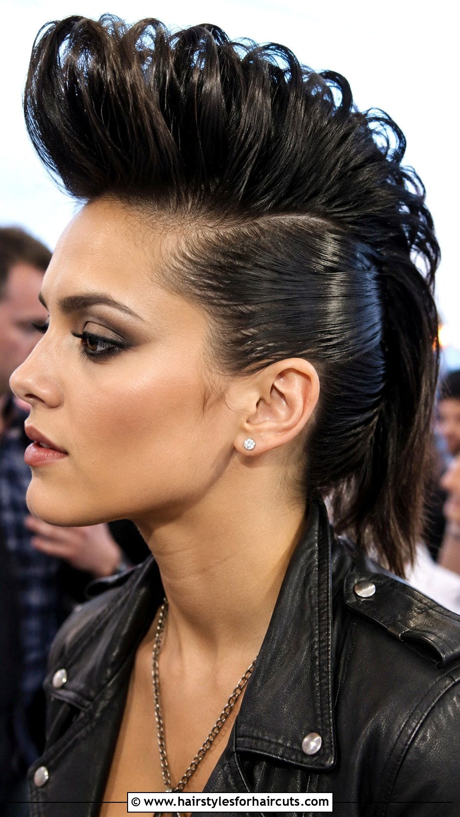 Retro Disco Faux Hawk - 25 disco hairstyles - 25 disco hairstyles