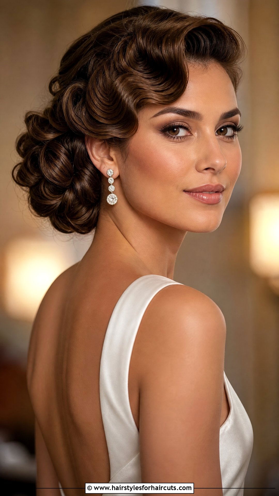 Retro Hollywood Wedding Updo - 25 wedding updo hairstyles - 25 wedding updo hairstyles