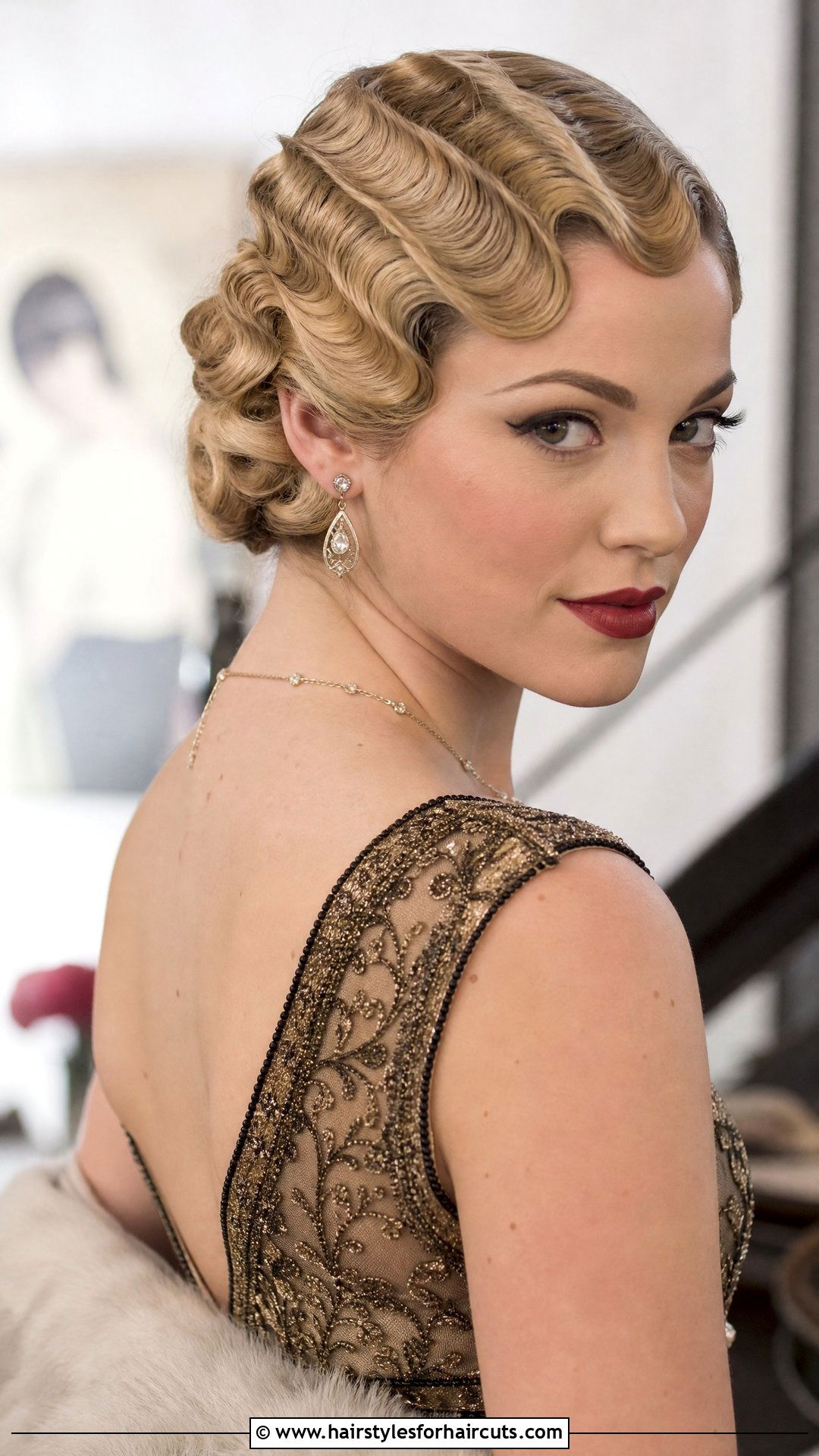 Retro Pin Curl Finger Wave - 25 finger wave hairstyles for short black hair - 25 finger wave hairstyles for short black hair