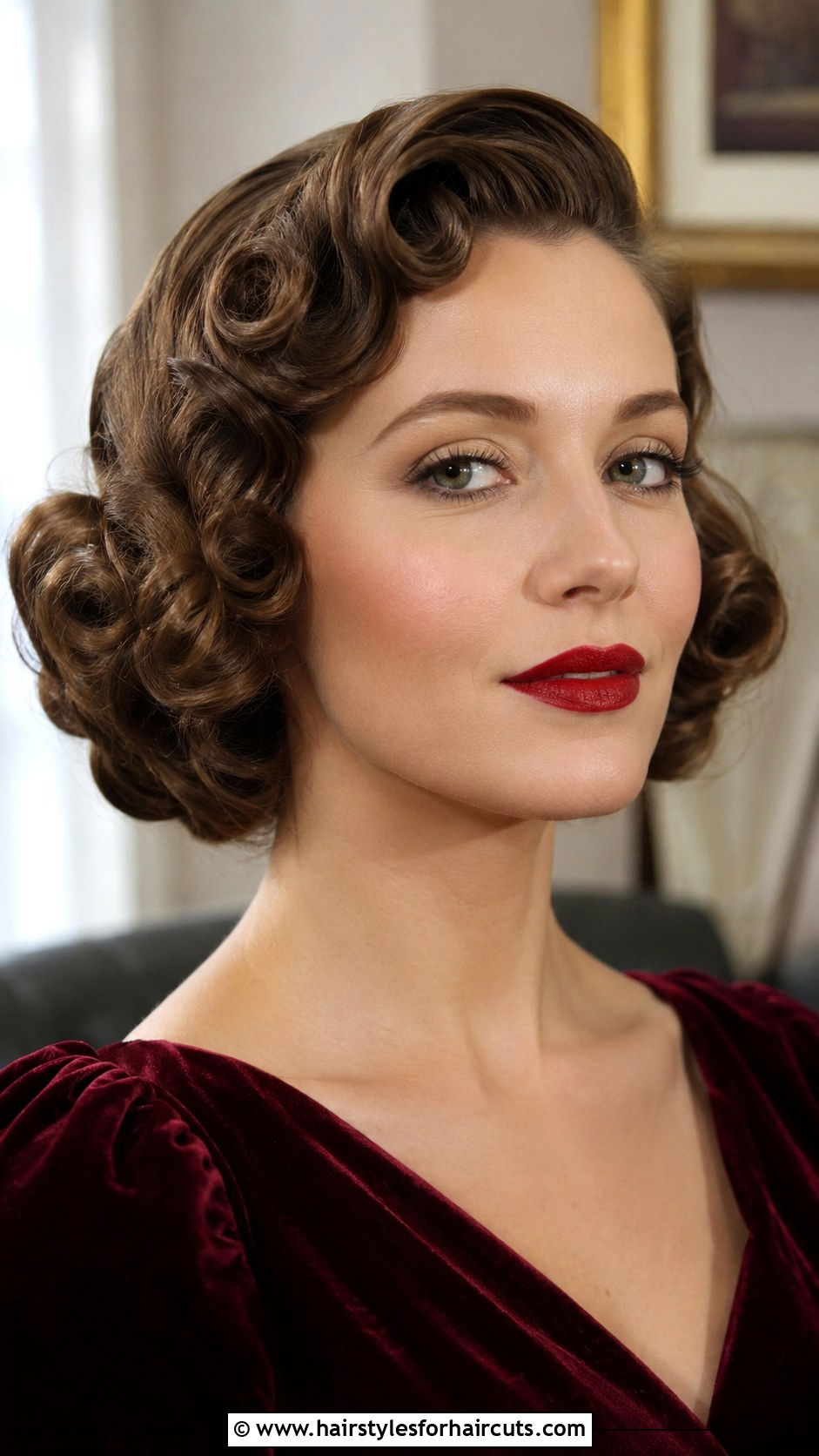 Retro Pin Curls - 25 party hairstyles for long hair - 25 party hairstyles for long hair