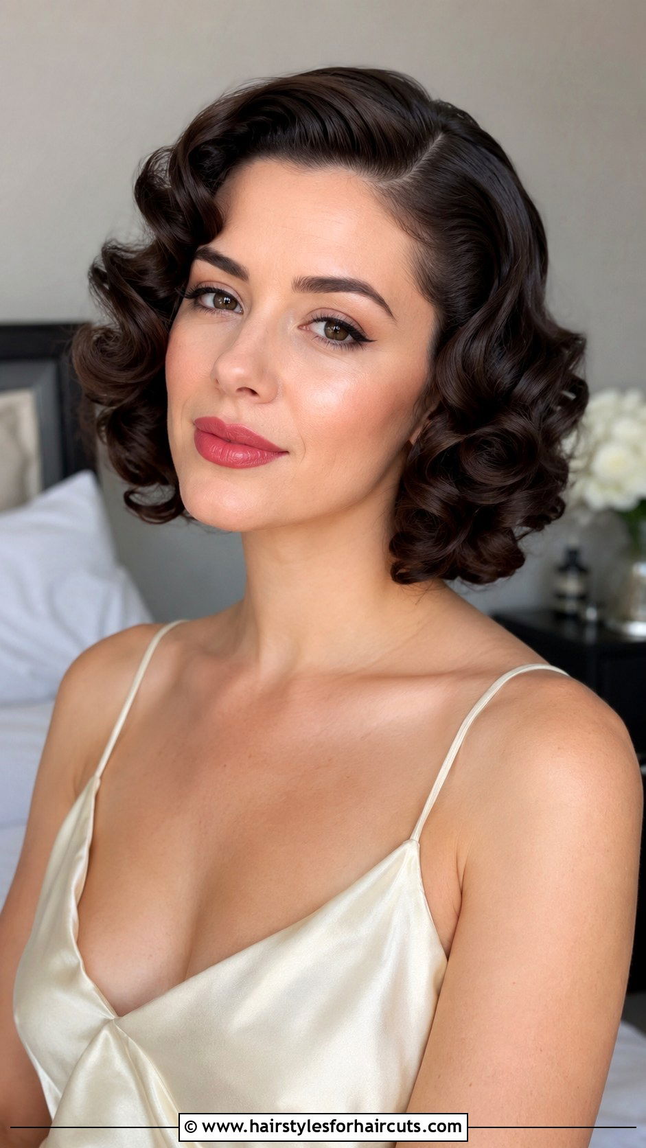 Retro Pin Curls Hairstyle - 25 cute valentines hairstyles - 25 cute valentines hairstyles