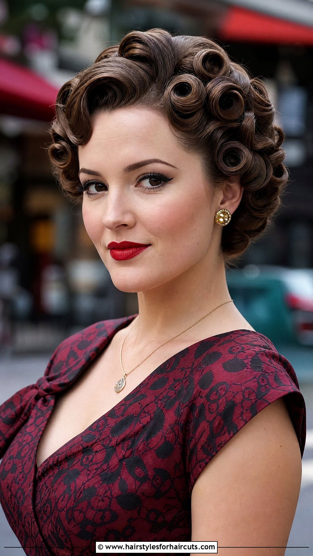 Retro Pin Curls Short Hair - 25 wedding hairstyles short hair - 25 wedding hairstyles short hair