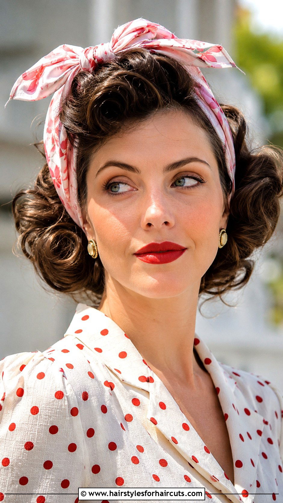 Retro Silk Scarf Hairstyle - 25 silk scarf hairstyles - 25 silk scarf hairstyles