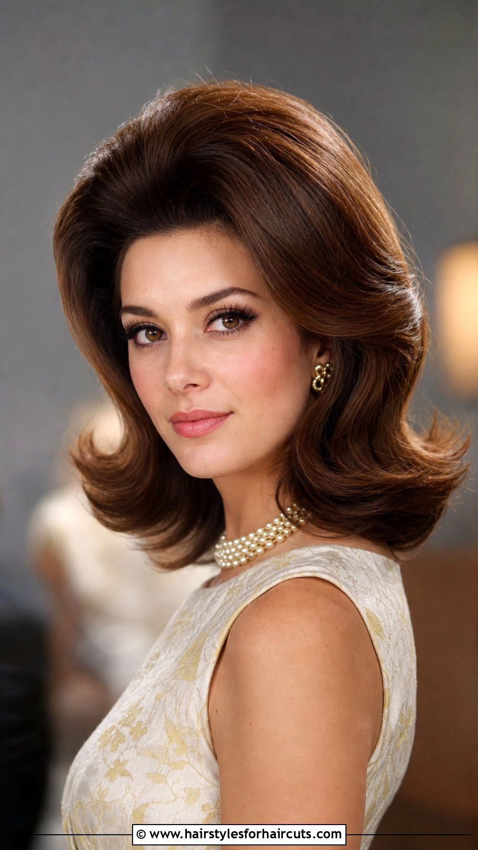 Retro Voluminous Flip - 25 round brush hairstyles - 25 round brush hairstyles
