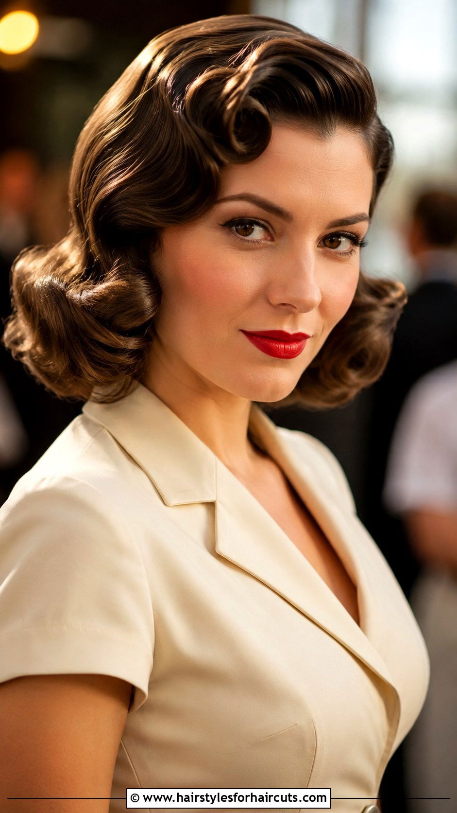 Retro Waves Medium Hair Office - 25 work hairstyles for medium hair - 25 work hairstyles for medium hair