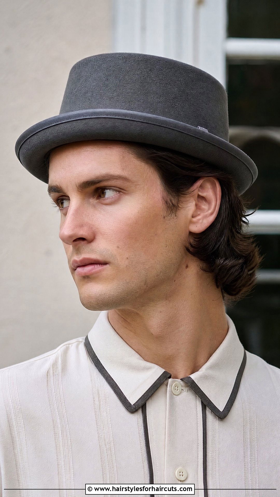 Retro Wings Haircut With Pork Pie Hat - 25 wings haircuts with hat - 25 wings haircuts with hat
