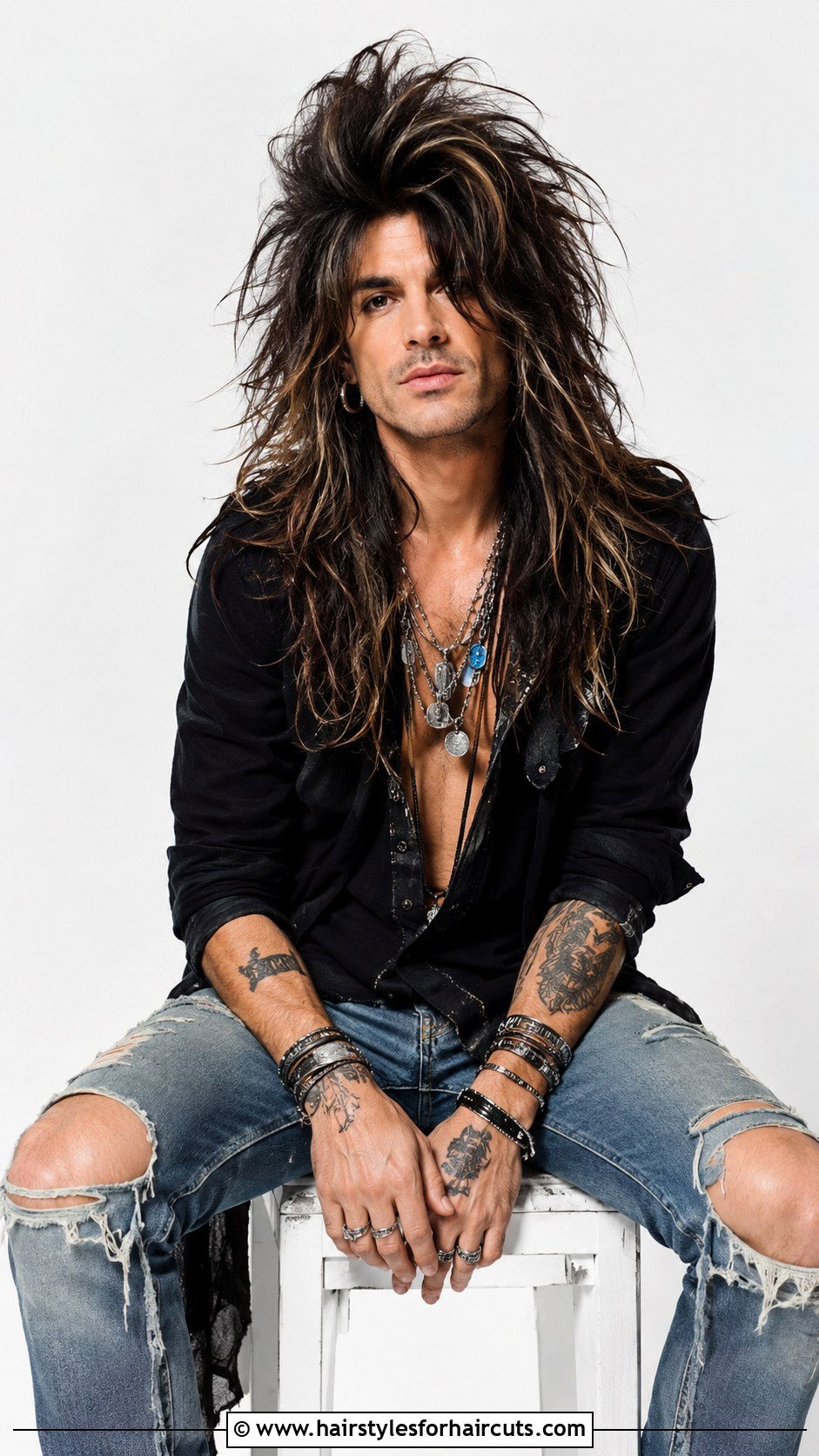 Rocker Layered Haircut - 25 1980s haircuts - 25 1980s haircuts