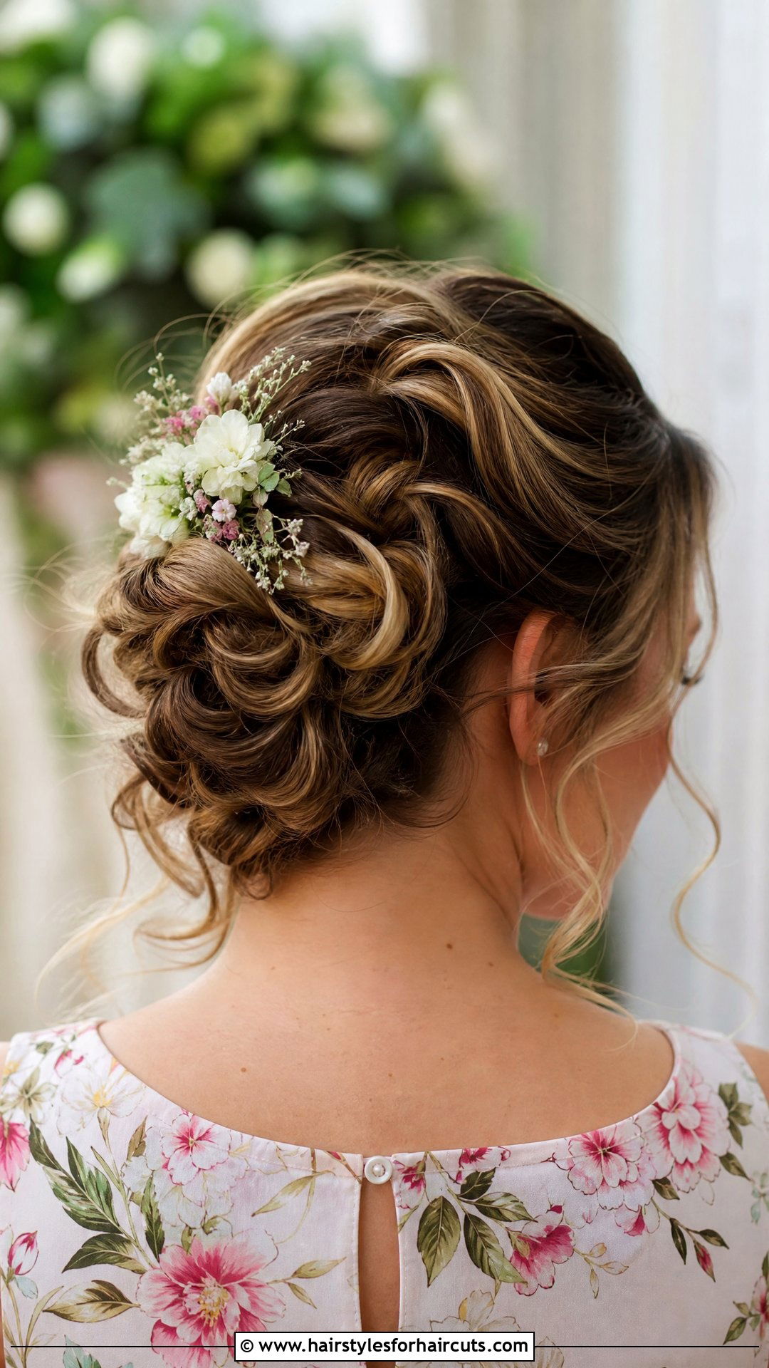 Romantic Curled Wedding Updo - 25 wedding updo hairstyles - 25 wedding updo hairstyles