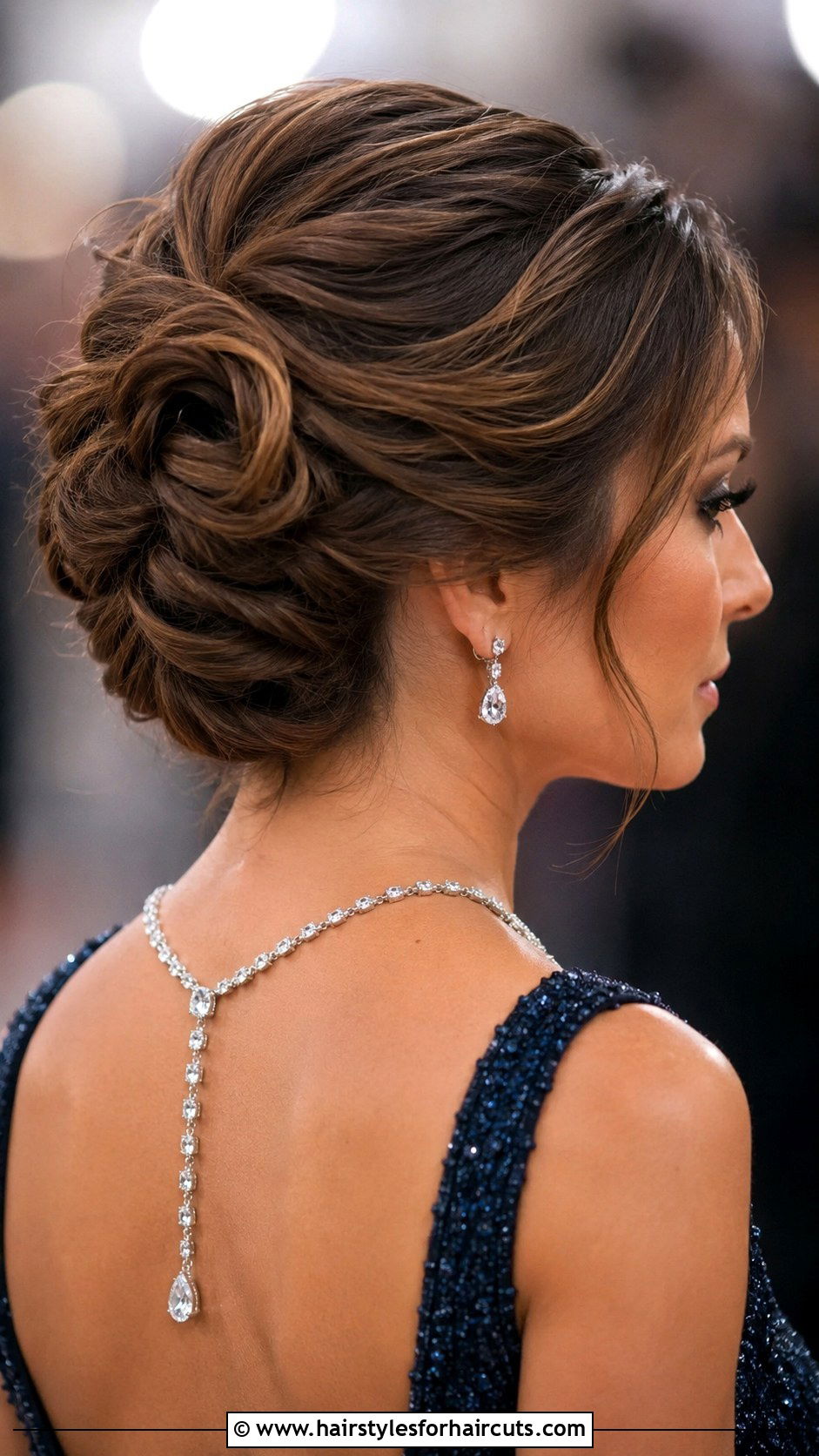 Romantic Loop Updo - 25 hair loop hairstyles - 25 hair loop hairstyles