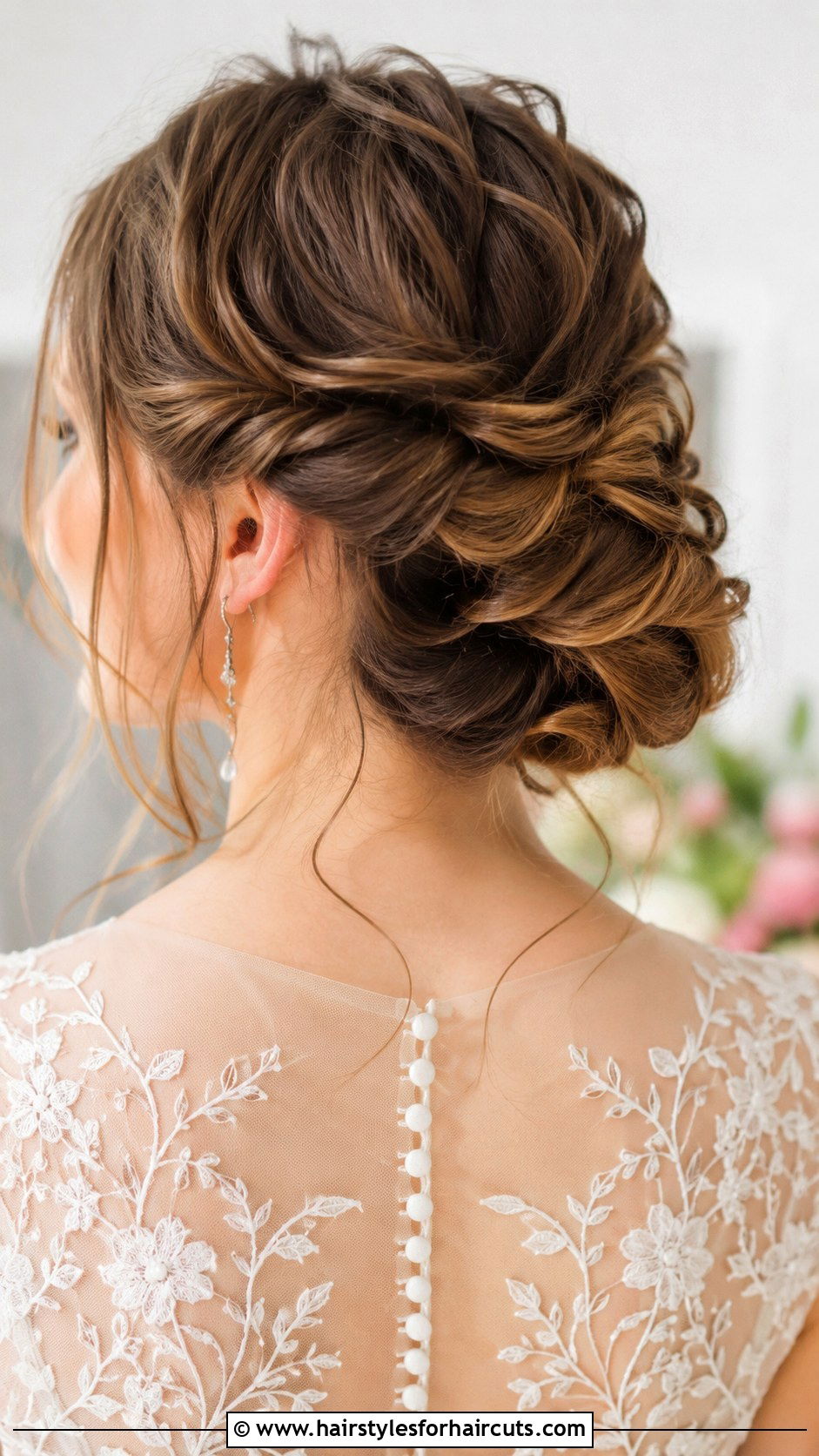 Romantic Twisted Updo - 25 long prom hairstyles - 25 long prom hairstyles
