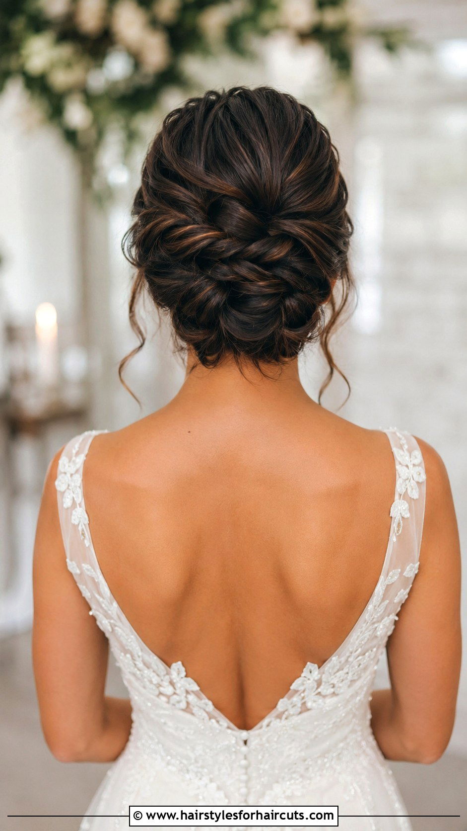 Romantic Twisted Updo With Micro Link Extensions - 25 hair extensions for wedding hairstyles - 25 hair extensions for wedding hairstyles