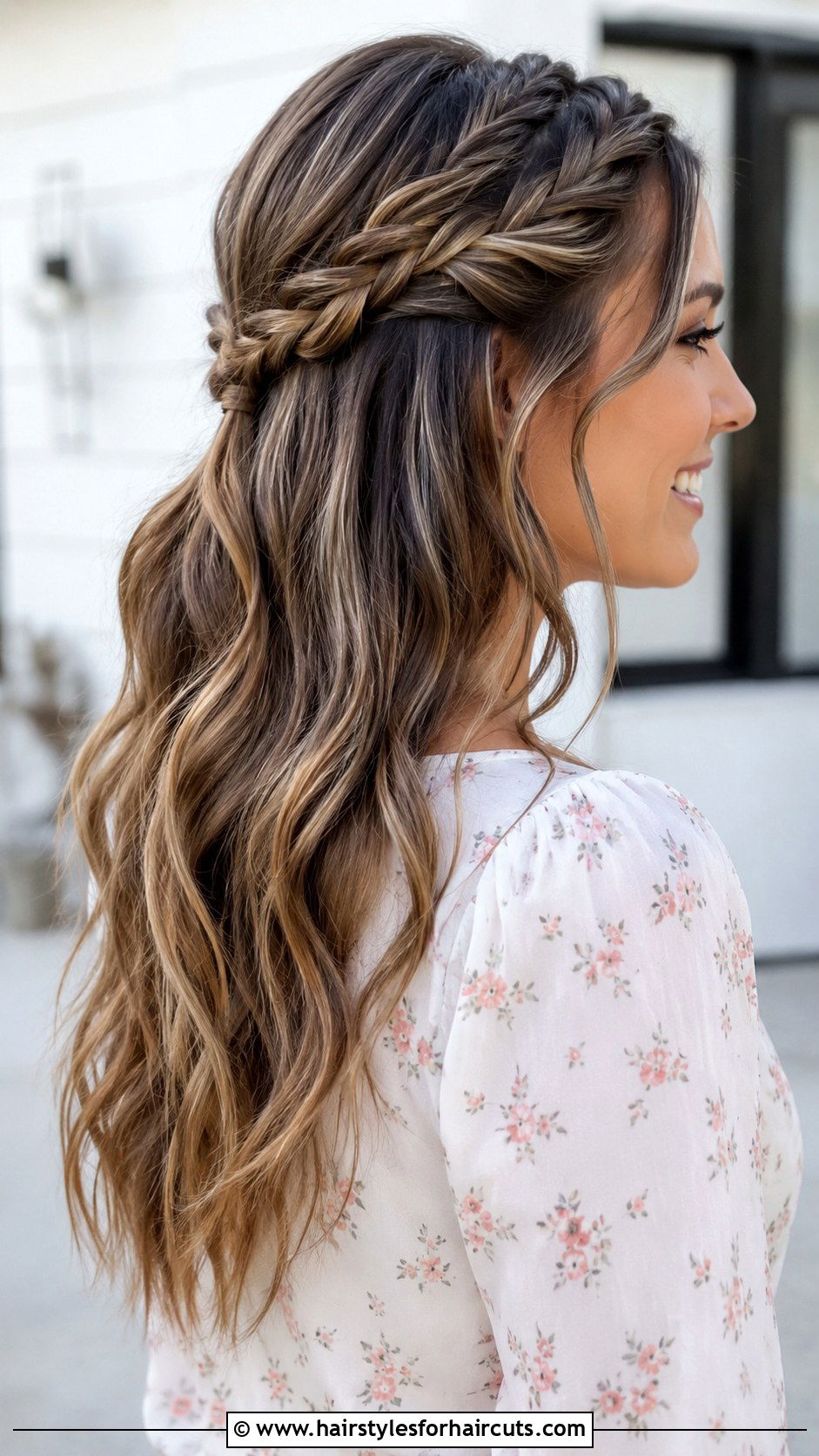 Rope Braid Half Updo - 25 kentucky derby hairstyles - 25 kentucky derby hairstyles