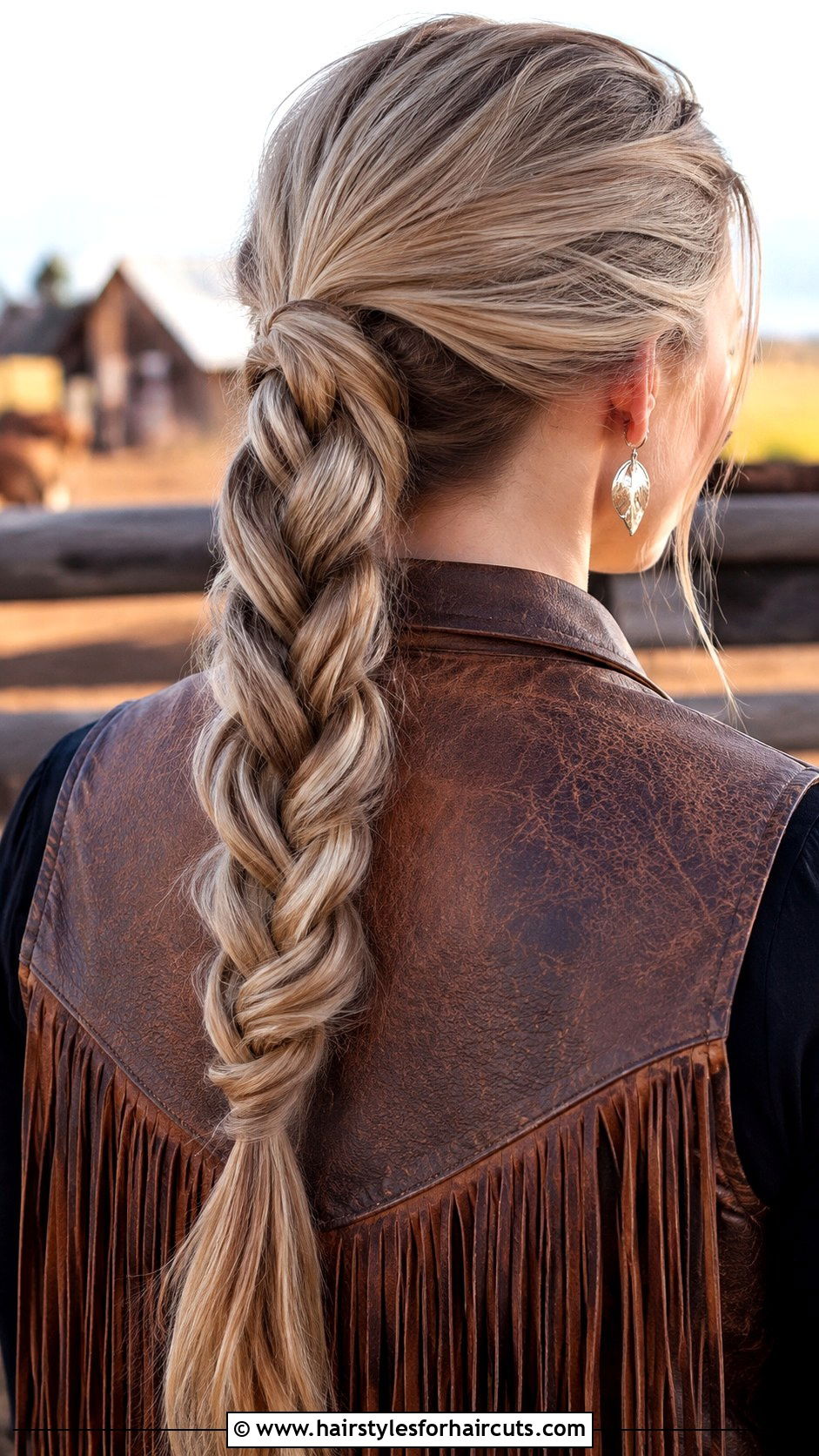 Rope Braid Ponytail - 25 cowgirl hairstyles - 25 cowgirl hairstyles