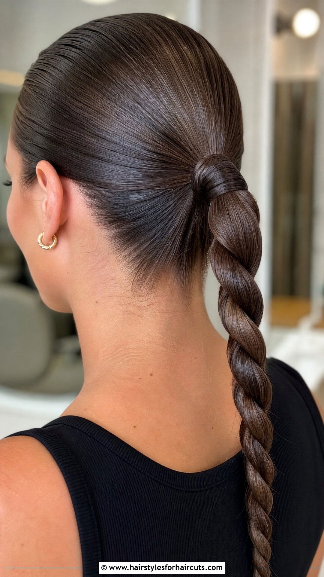 Rope Braid Ponytail For Holidays - 25 holiday hairstyles for medium length hair - 25 holiday hairstyles for medium length hair