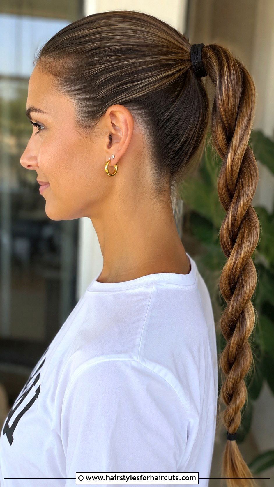 Rope Braid Ponytail Hairstyle - 25 easy and quick hairstyles - 25 easy and quick hairstyles