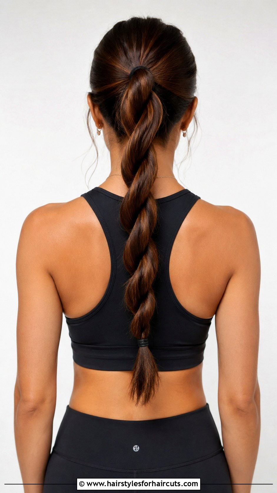 Rope Braid Ponytail - 25 back hairstyles - 25 back hairstyles