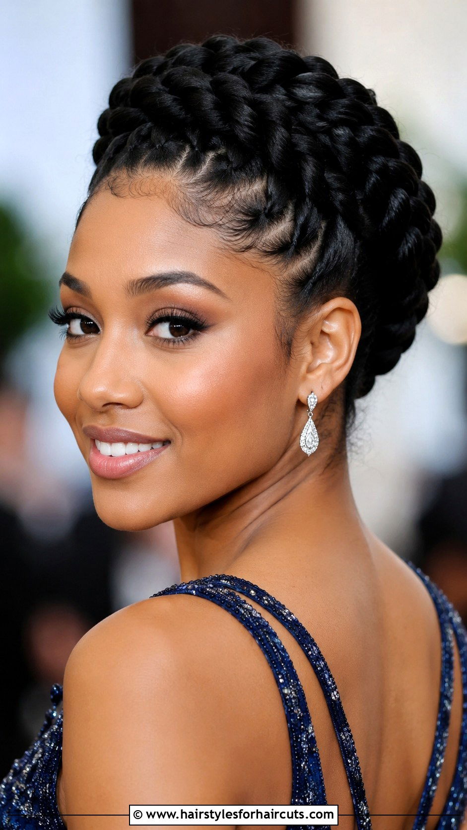 Rope Braid Updo - 25 black tie hairstyles medium hair - 25 black tie hairstyles medium hair