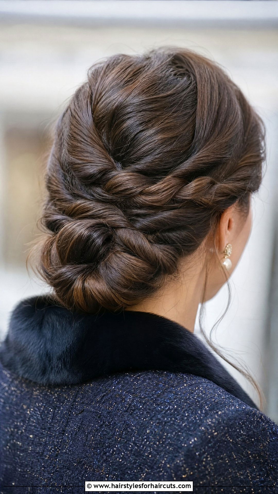 Rope Braid Updo - 25 winter formal hairstyles - 25 winter formal hairstyles