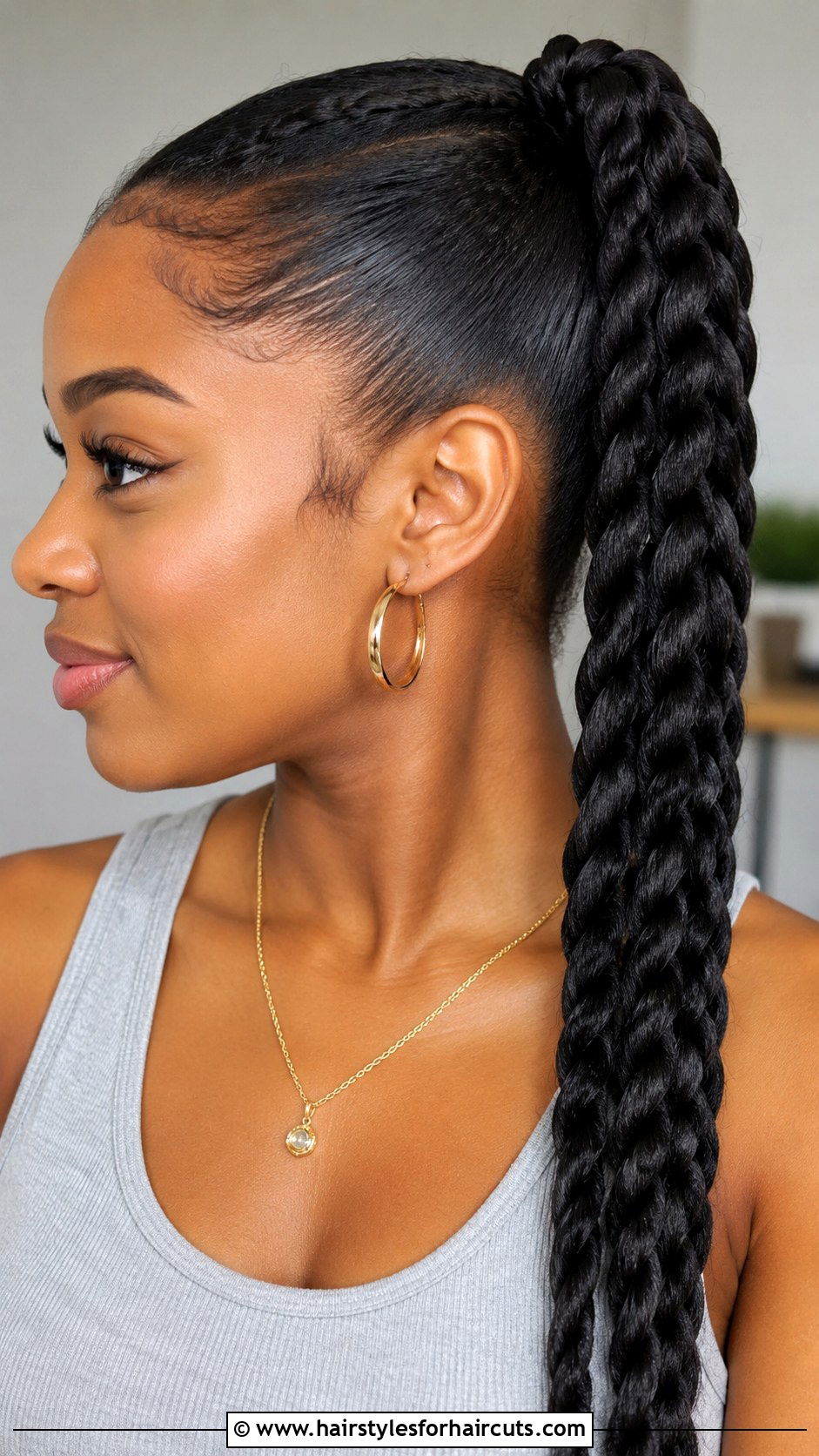 Rope Twist Braid - 25 easy hairstyles for school - 25 easy hairstyles for school