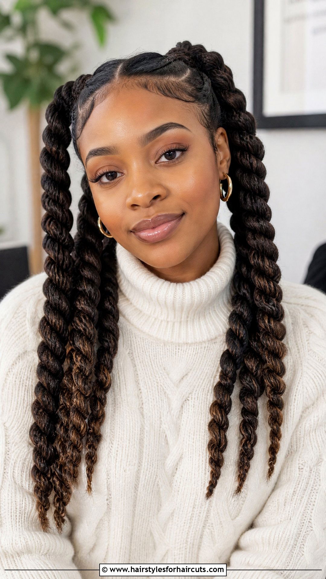 Rope Twist Pigtails - 25 pigtail hairstyles - 25 pigtail hairstyles