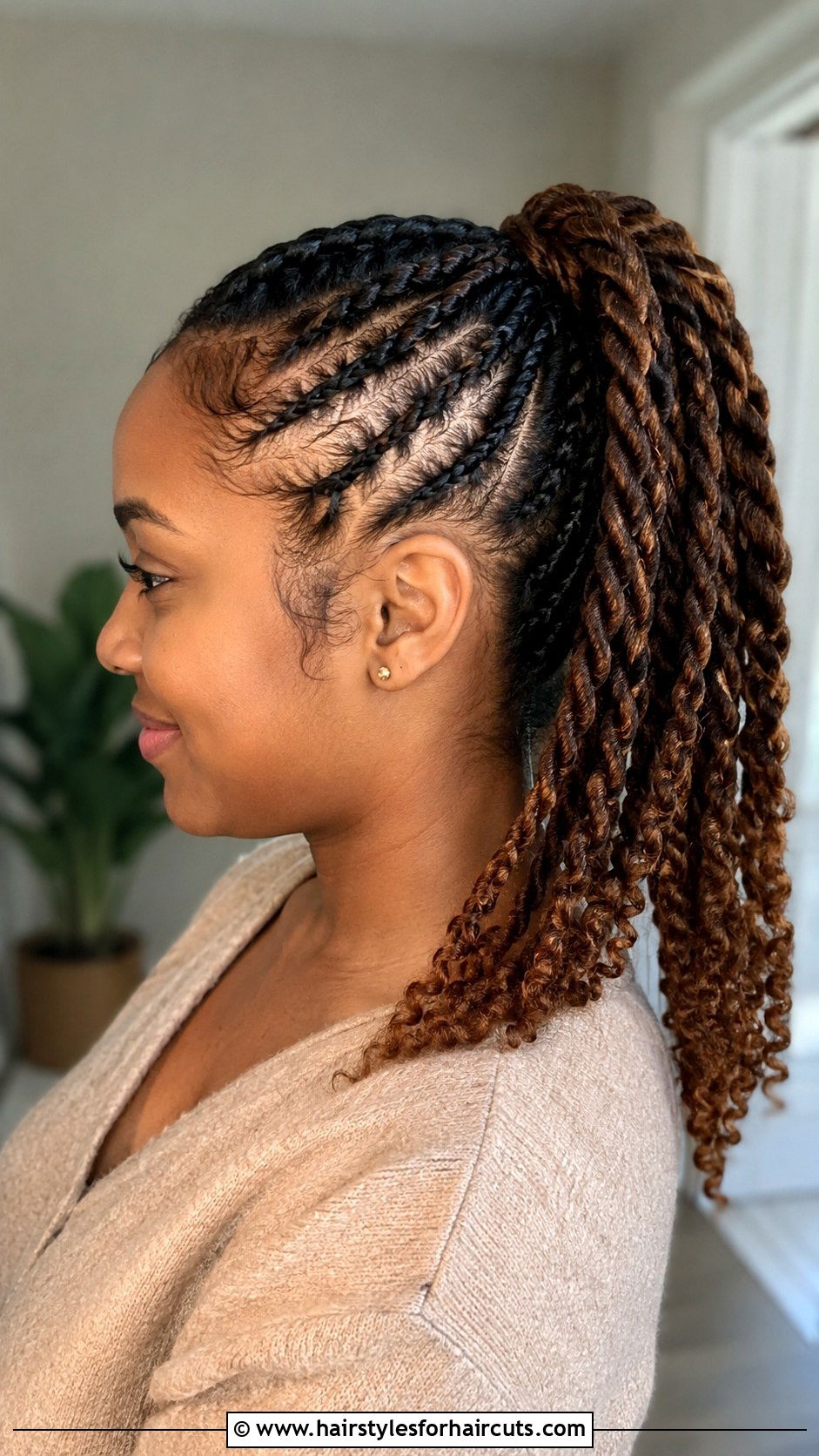 Rope Twist Ponytail - 25 pony tail hairstyles - 25 pony tail hairstyles