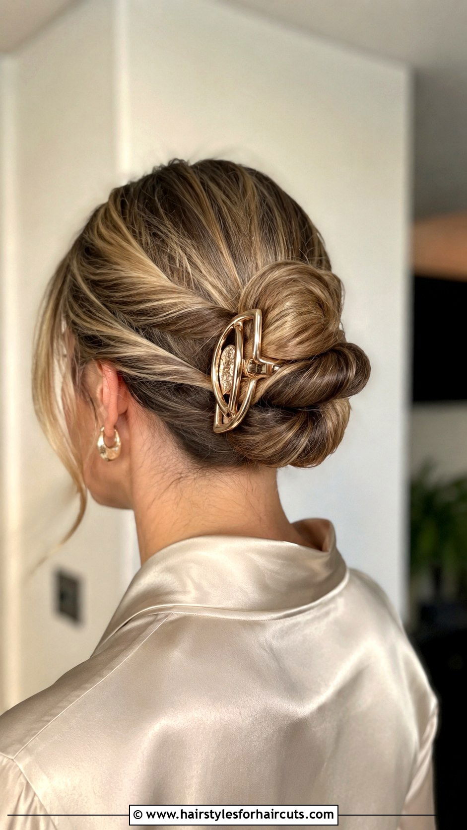 Rope Twisted Updo - 25 evening hairstyles for shoulder length hair - 25 evening hairstyles for shoulder length hair