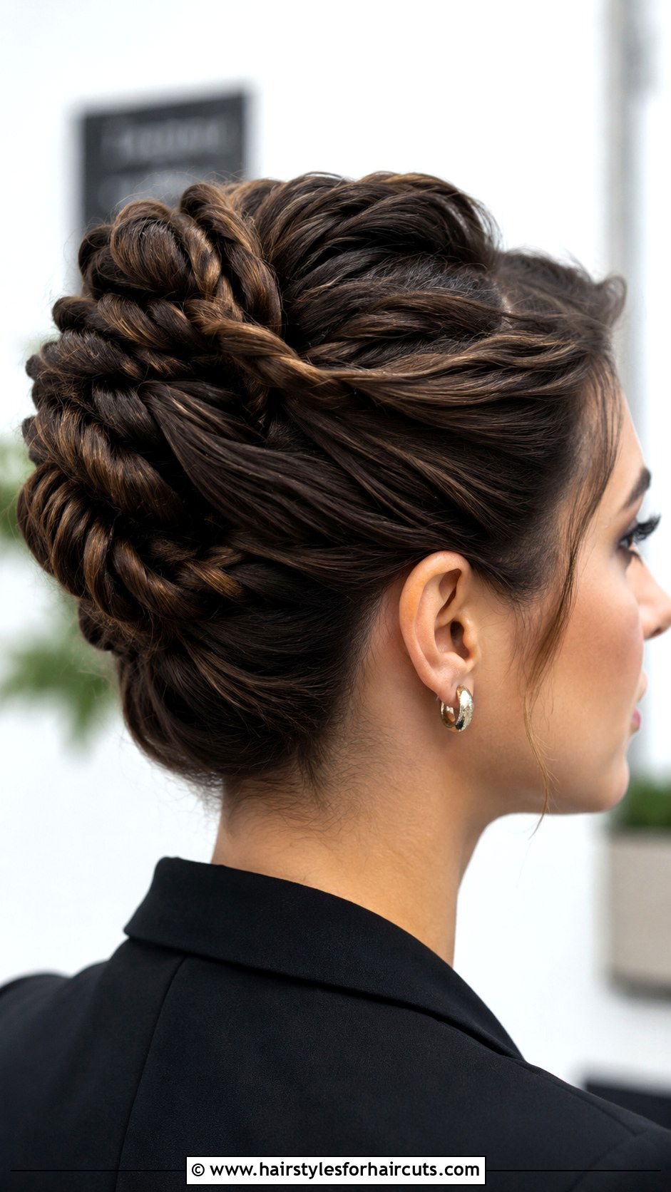 Rope Twisted Updo - 25 complicated hairstyles - 25 complicated hairstyles