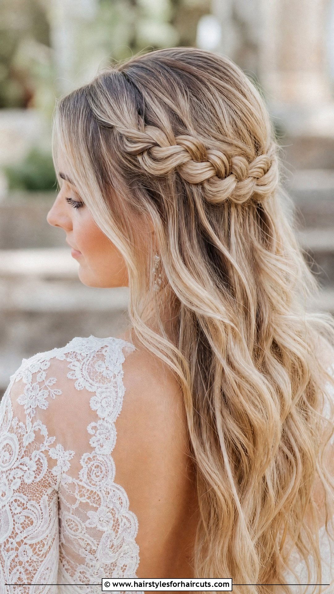 Roped Braid Wedding Hairstyle Down - 25 wedding hairstyles down - 25 wedding hairstyles down