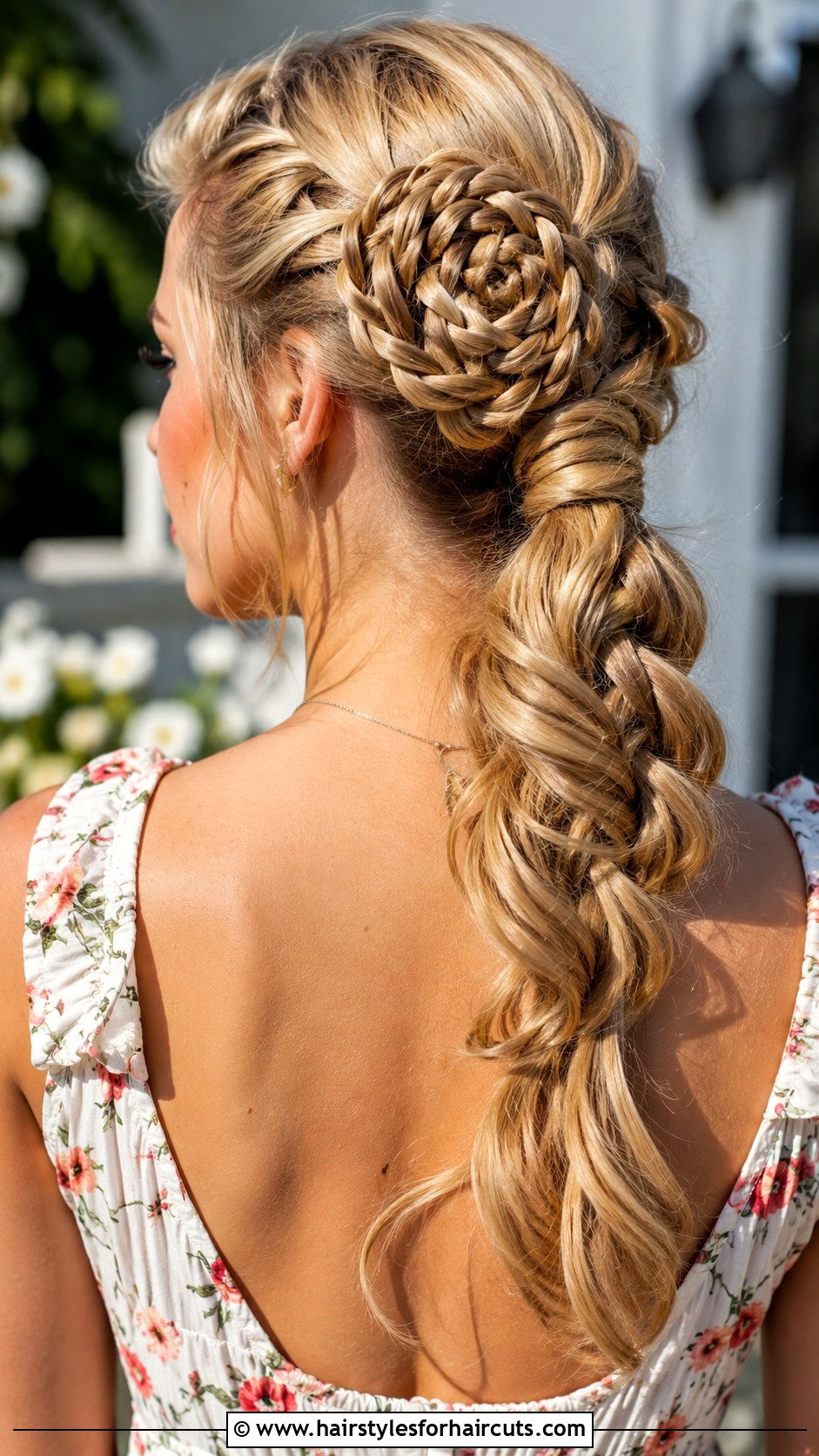 Rose Braid Ponytail - 25 complicated hairstyles - 25 complicated hairstyles