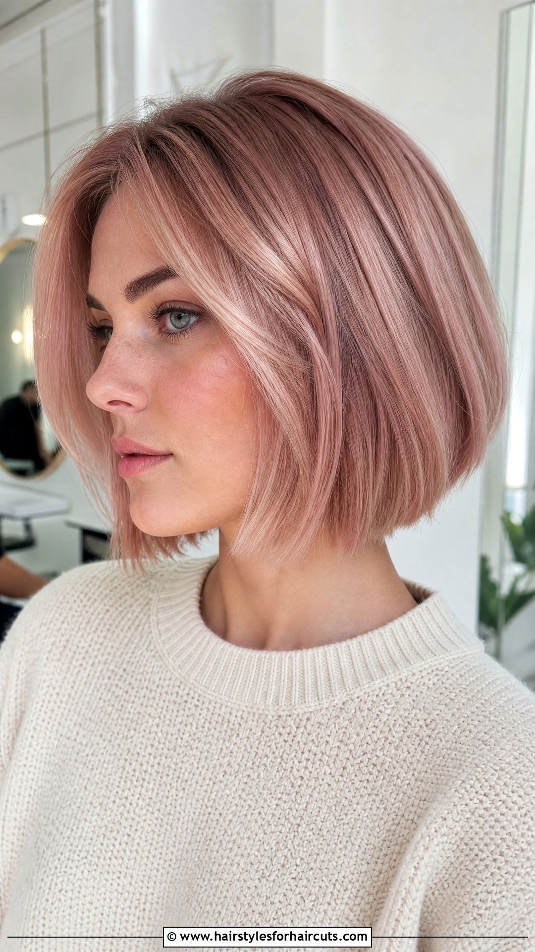 Rose Gold Bob Haircut - 25 short haircuts and color - 25 short haircuts and color