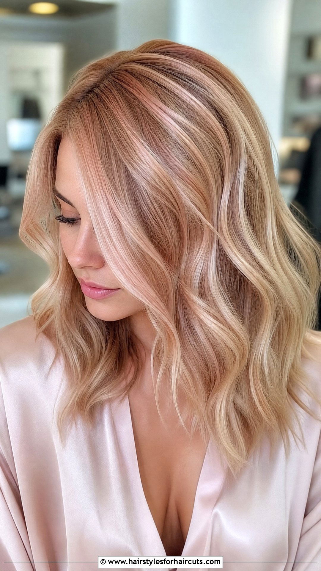 Rose Gold Halo Highlights On Blonde Hair - 25 halo hairstyles color - 25 halo hairstyles color