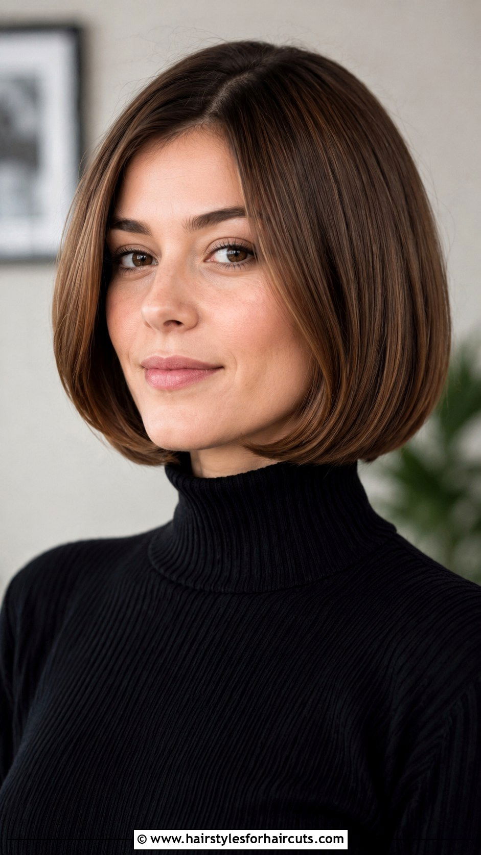 Rounded Bob - 25 haircuts for diamond face shape - 25 haircuts for diamond face shape
