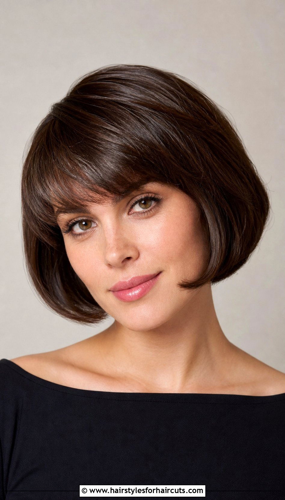 Rounded Bob Haircut - 25 haircuts model - 25 haircuts model