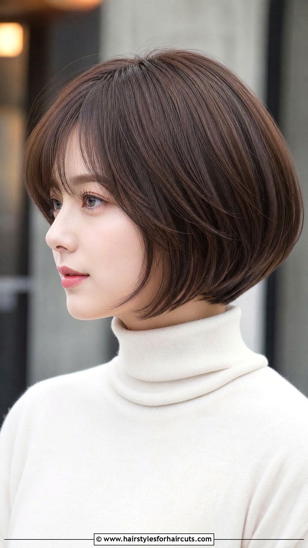 Rounded Bob Winter Haircut - 25 winter haircuts - 25 winter haircuts