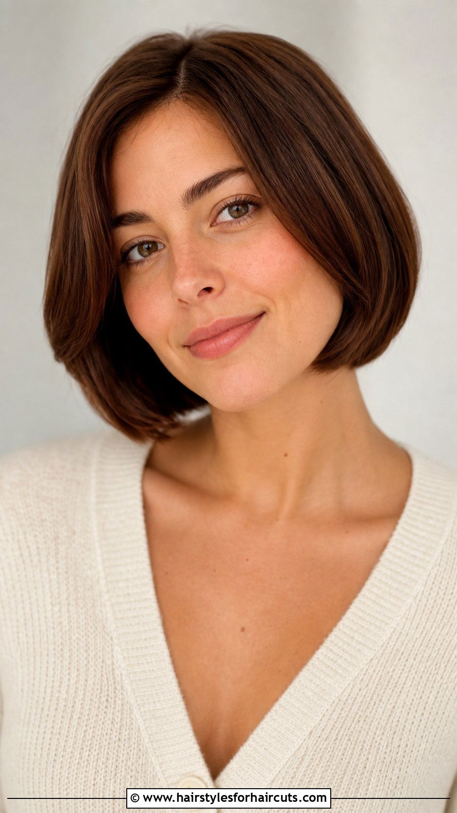 Rounded Bob With Chestnut Brown - 25 haircuts and colour - 25 haircuts and colour