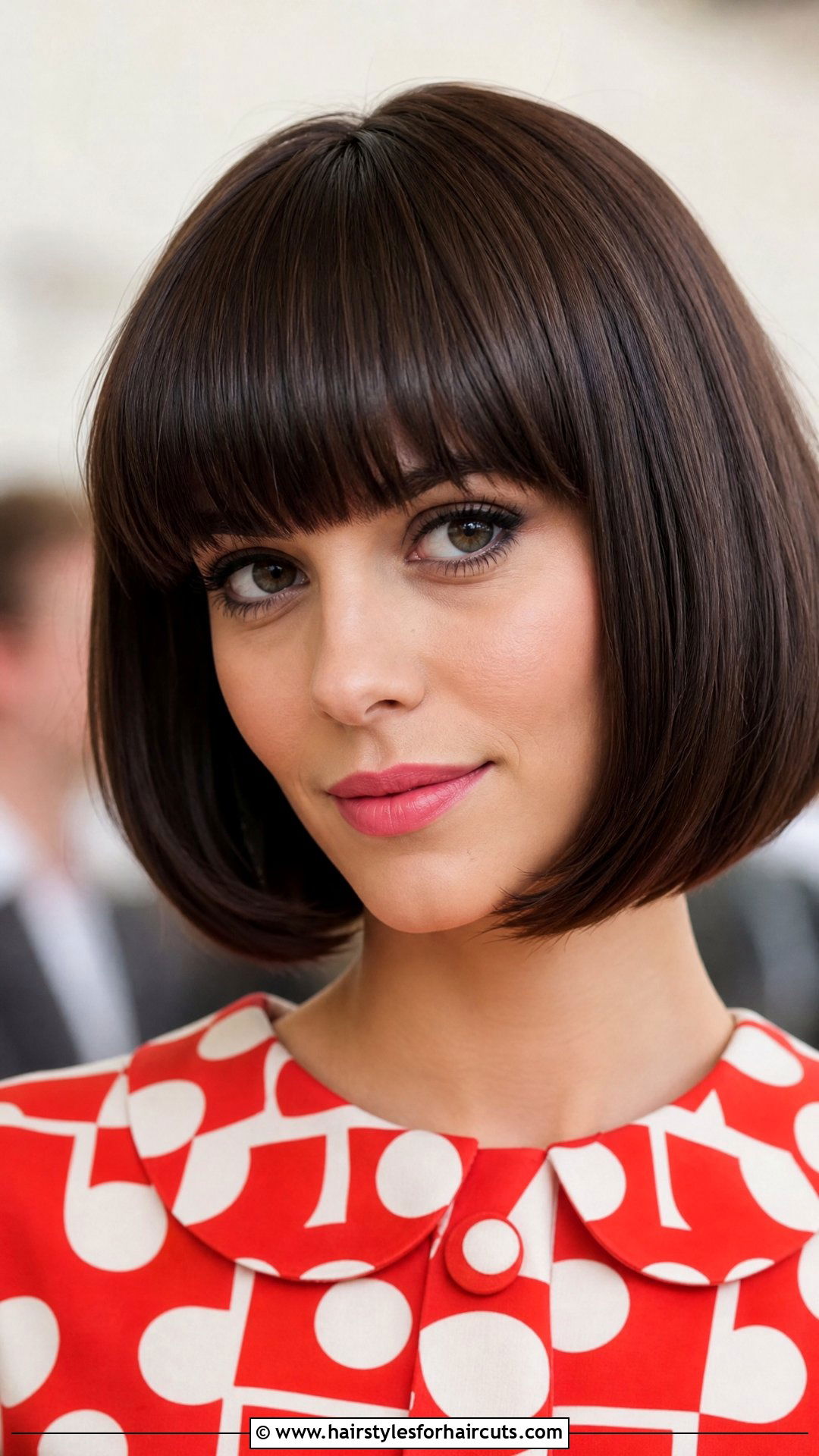 Rounded Bob With Thick Bangs - 25 fine hair medium length hairstyles with bangs - 25 fine hair medium length hairstyles with bangs
