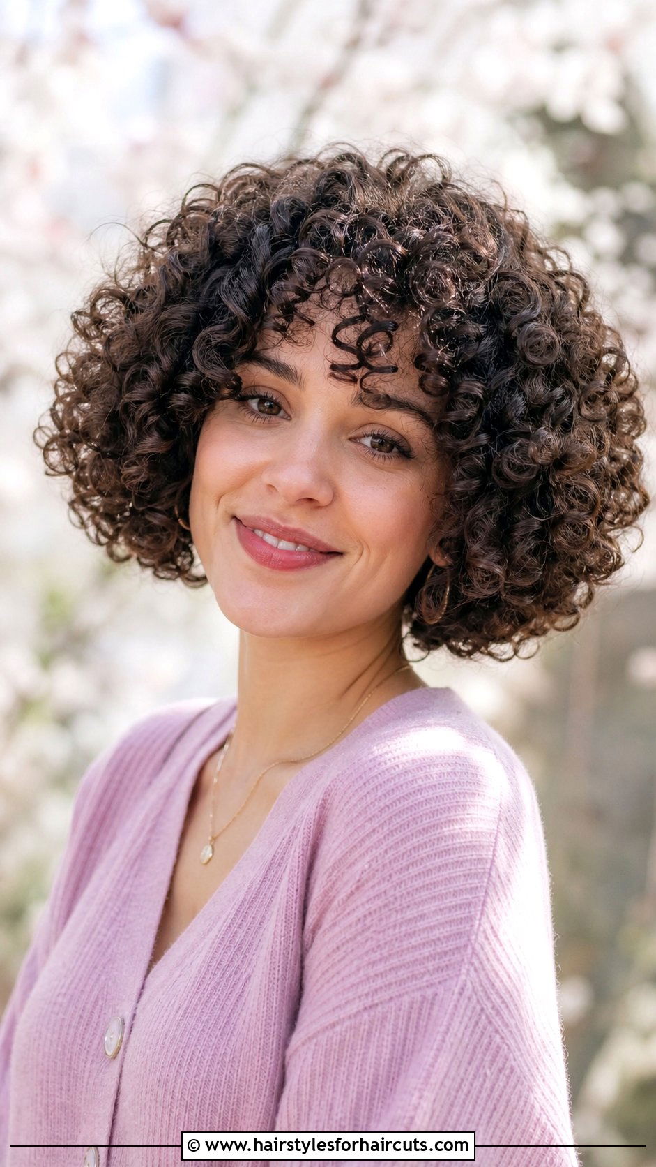 Rounded Curly Bob - 25 haircuts for curly hair - 25 haircuts for curly hair