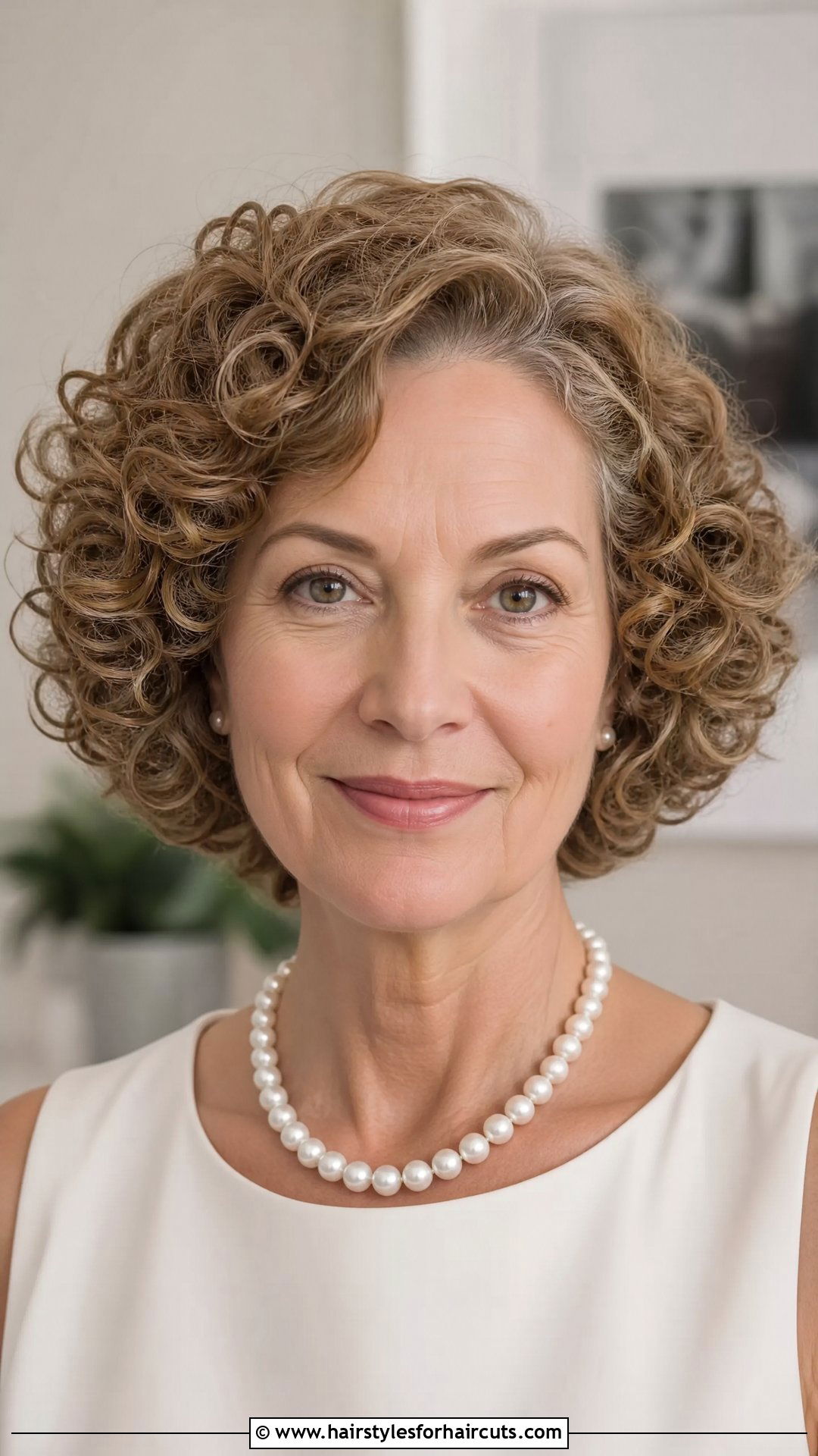 Rounded Curly Bob - 25 haircuts for curly hair over 50 - 25 haircuts for curly hair over 50